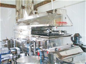 Maple syrup equipment: new evaporator