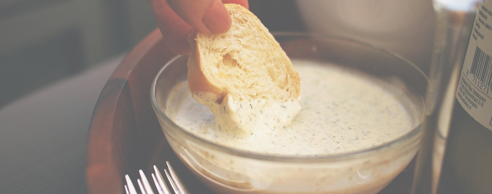 Receta dip maple