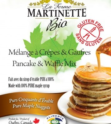 GLUTEN FREE ORGANIC Maple Nuggets 250g Pancake & waffle mix