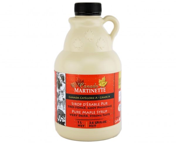 O CANADA- Pure maple syrup -Very Dark, Strong taste 1L jug