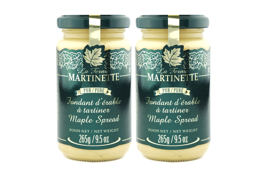 Pure Maple Spread (Pure maple butter) - 2 X 265 g/ 9.5oz - Glass jars
