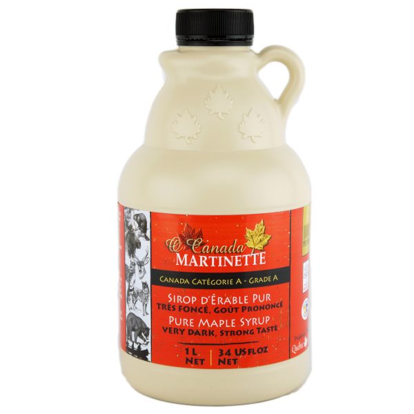 O CANADA- Pure maple syrup -Very Dark, Strong taste 1L jug