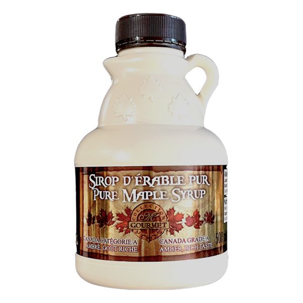 Pure maple syrup 500 ml-17 US Fl.oz CANADA A- Amber, Rich Taste Jug