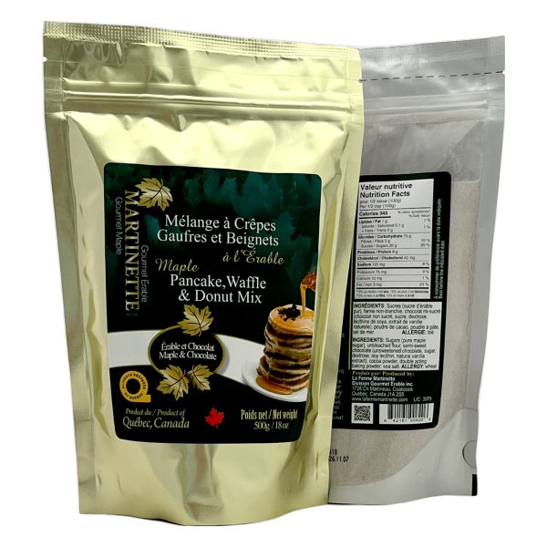 Maple-Chocolate 500g - Pancake, waffle and donut mix