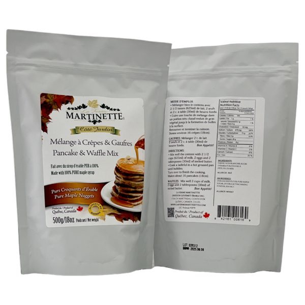 Pancake Waffle mix-MAPLE NUGGETS 500g