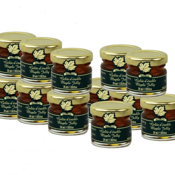 Maple Jelly- 12 x 28ml/1oz – MIGNONS Glass jars