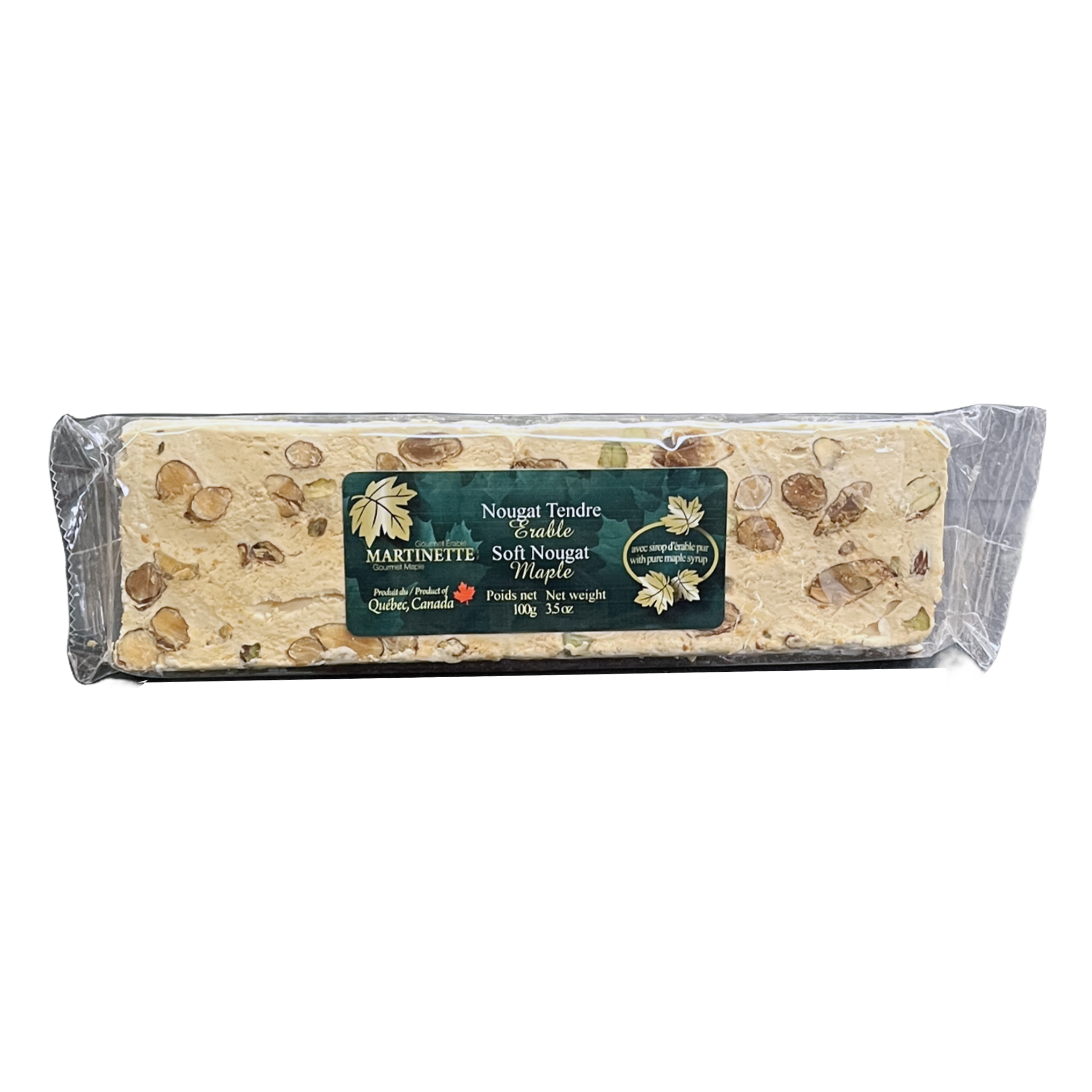 Nougat tendre barre de 150 gr