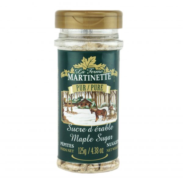 Pure maple sugar 125g NUGGETS- PET bottle