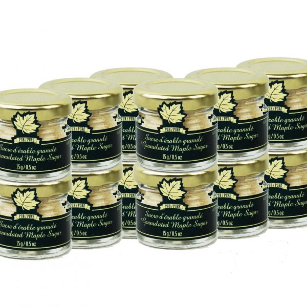 Pure maple sugar FINE 12 x 15g- Mignons