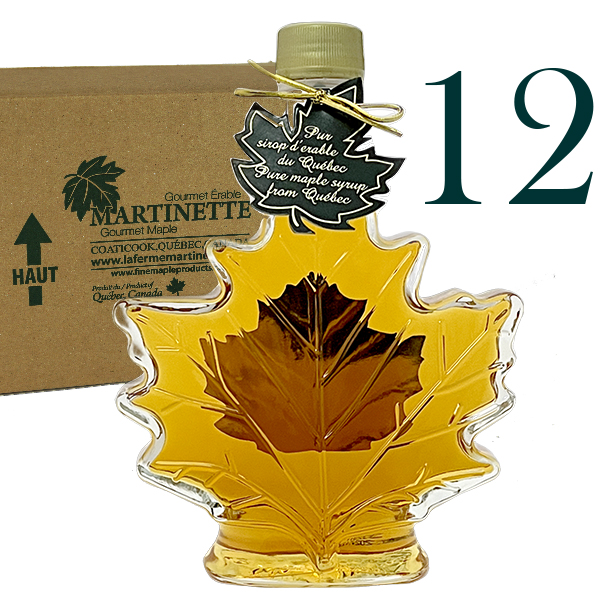 Pure maple syrup CANADA A- Golden, Delicate Taste 12x250ml -Maple leaf