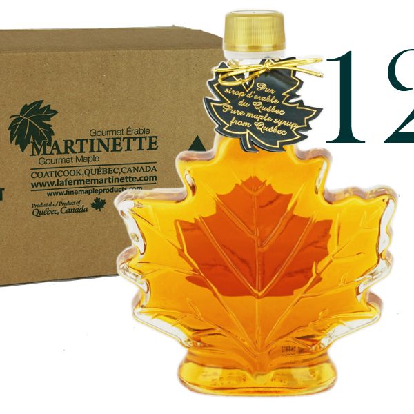Pure maple syrup CANADA A- Golden, Delicate Taste 12x250ml -Maple leaf