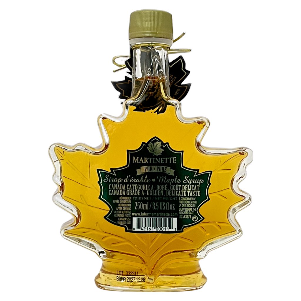 Pure maple syrup CANADA A- Golden, Delicate Taste 12x250ml -Maple leaf ...