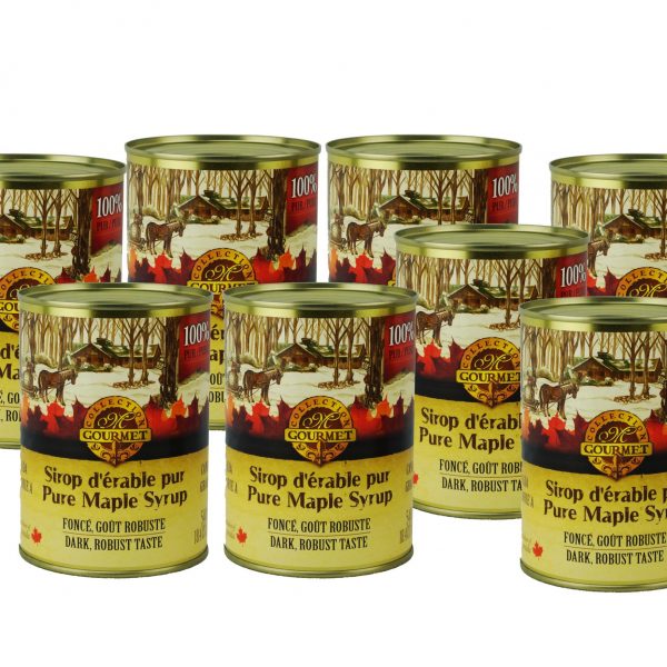 Pure maple syrup CANADA A- DARK, Robust Taste 8x540ml