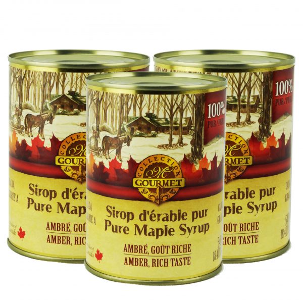 Pure maple syrup CANADA A- Amber, Rich Taste 3x540ml