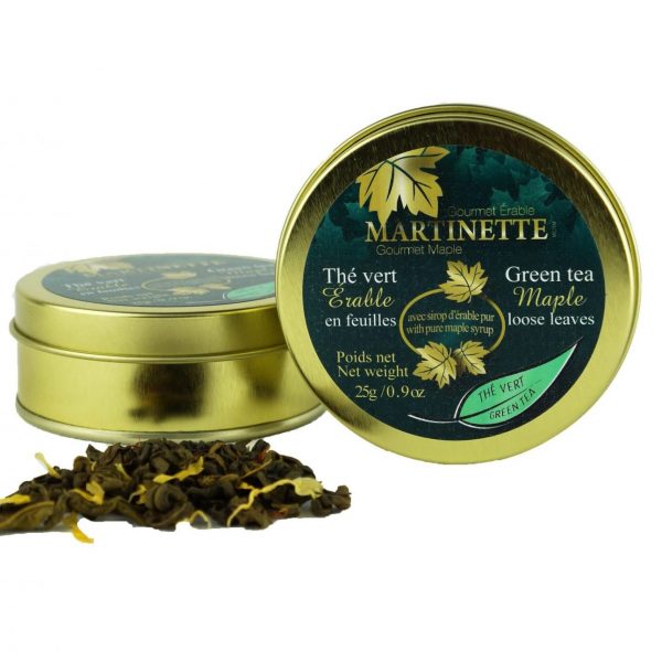 Maple Green Tea 25g – Loose leaves Tin