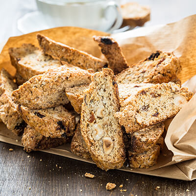 Maple, Pecan and Lemon Zest Biscotti