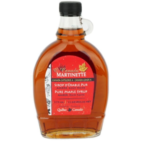 O CANADA- Pure maple syrup -Amber, Rich taste 375ml – Flint