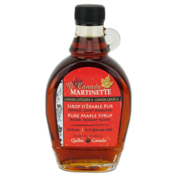 O CANADA- Pure maple syrup -Dark, Robust taste 250ml