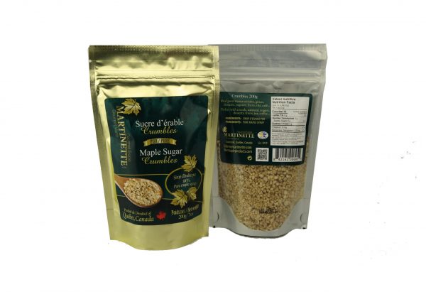 Pure maple sugar- Crumbles 200g Bag - Image 2