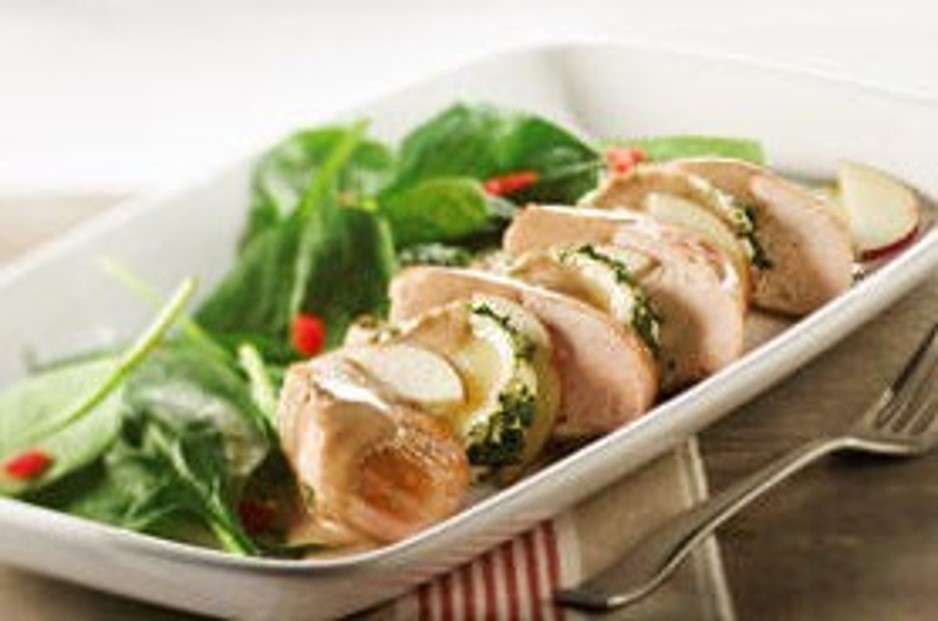 Glazed Chicken Breasts with Goat Cheese and Maple Syrup | La Ferme Martinette | Recipe