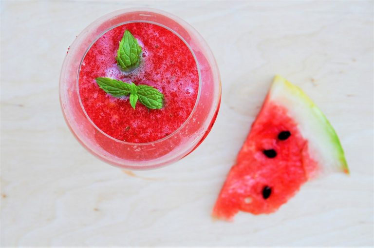 Read more about the article Watermelon, mint and maple syrup slip