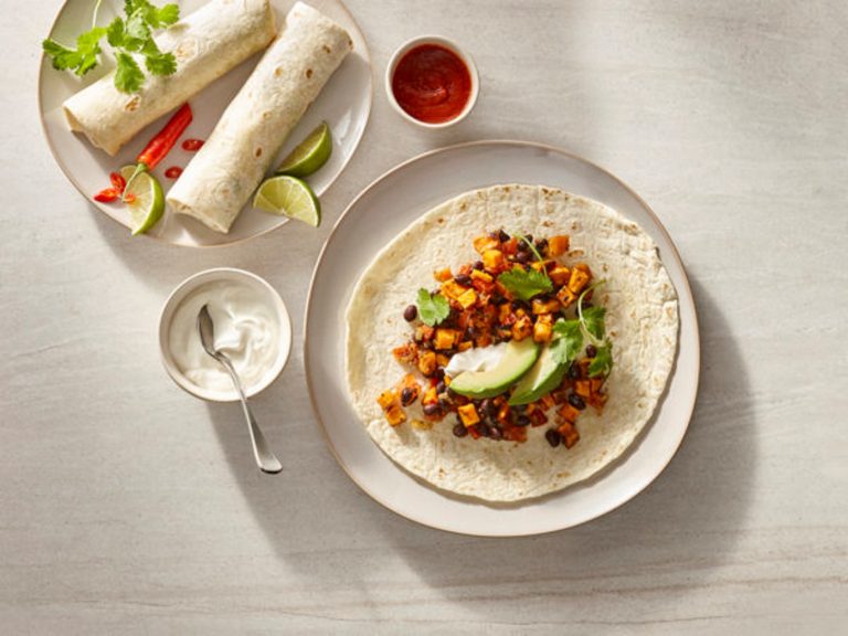 Read more about the article Black Bean Maple Burritos