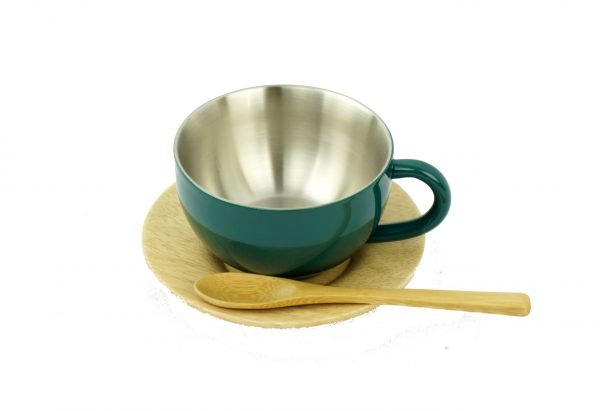 Tea cup - Dark green - Image 2