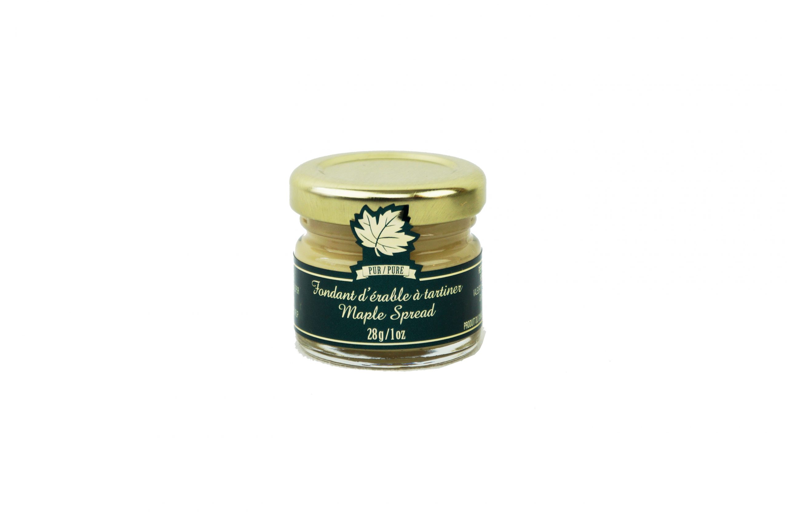 Pure Maple Spread - 28g/1oz - Mignons Glass jar