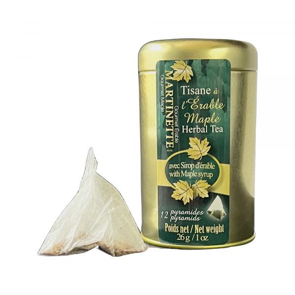 Maple Herbal Tea -12 pyramid bags in a tin 26g