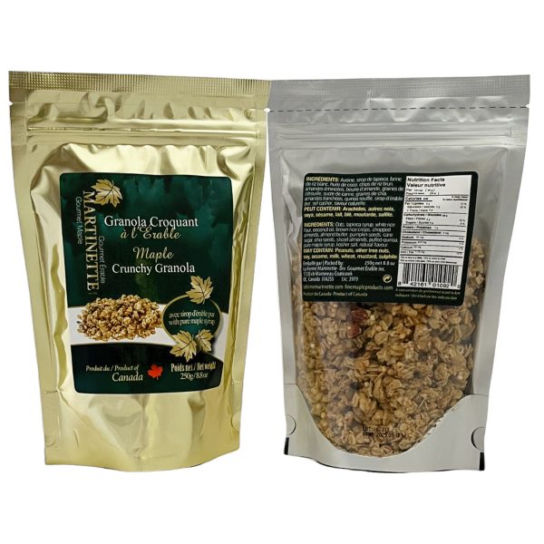 Maple Crunchy Granola 250g bag