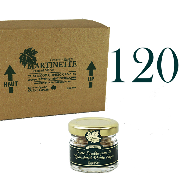 Pure maple sugar NUGGETS 120 x 15g- Mignons