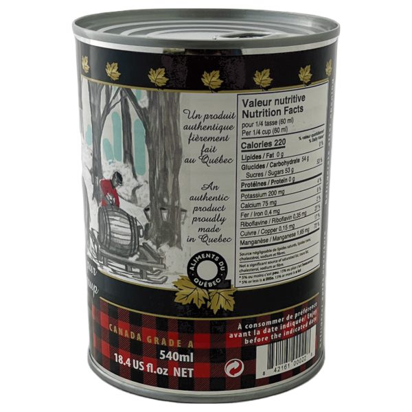 Pure maple syrup CANADA A- Dark, Robust Taste 3x540ml - Image 4