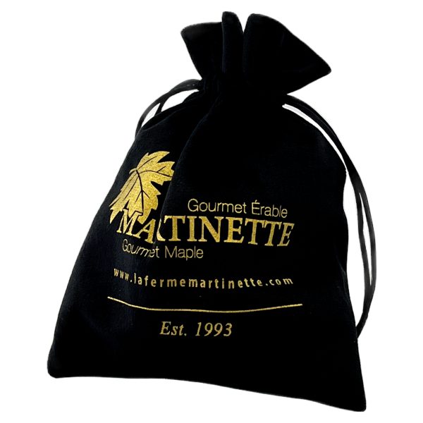 Black Martinette velvet bag 6x7