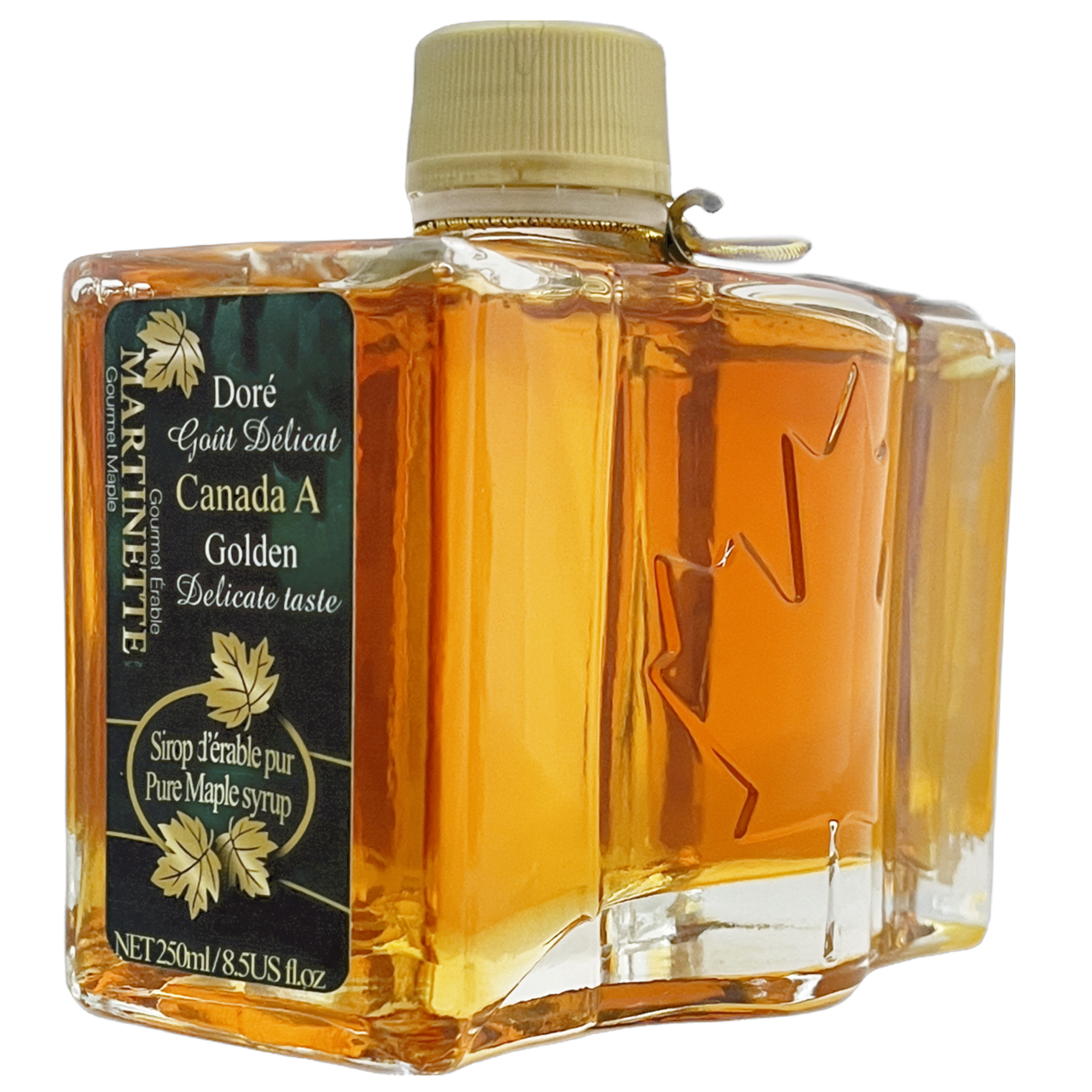Pure Maple Syrup - Golden, Delicate Taste 250ml, Canadian Flag - Image 2